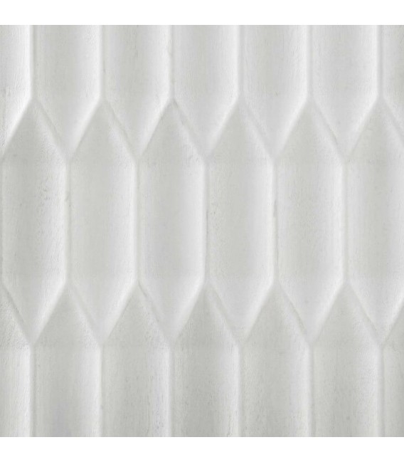 Aparador realizado en madera de mango tallada teñida en color blanco mdmhogar