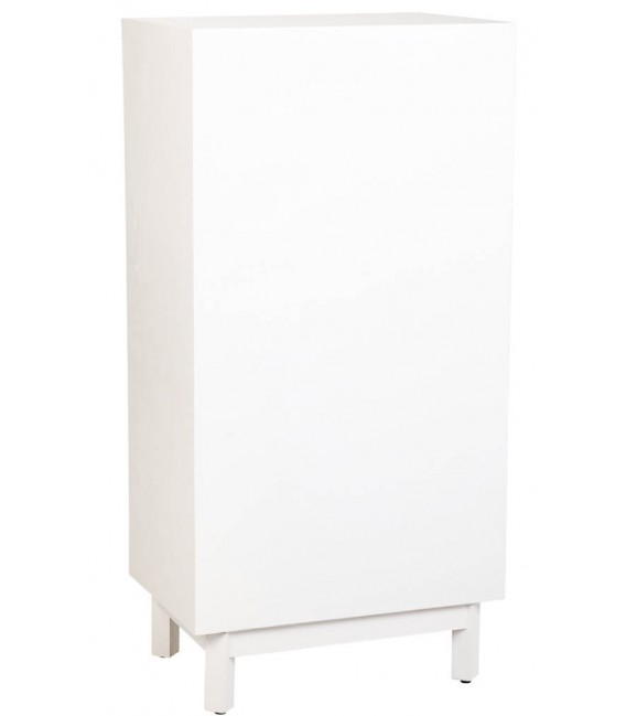 Sinfonier de estilo ibicenco con 5 cajones lacado en blanco mdmhogar