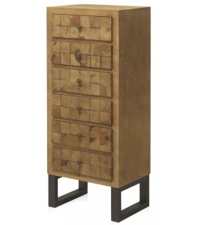 Sinfonier industrial realizado en madera abeto natural mdmhogar