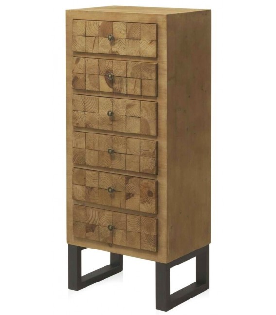 Sinfonier industrial realizado en madera abeto natural mdmhogar