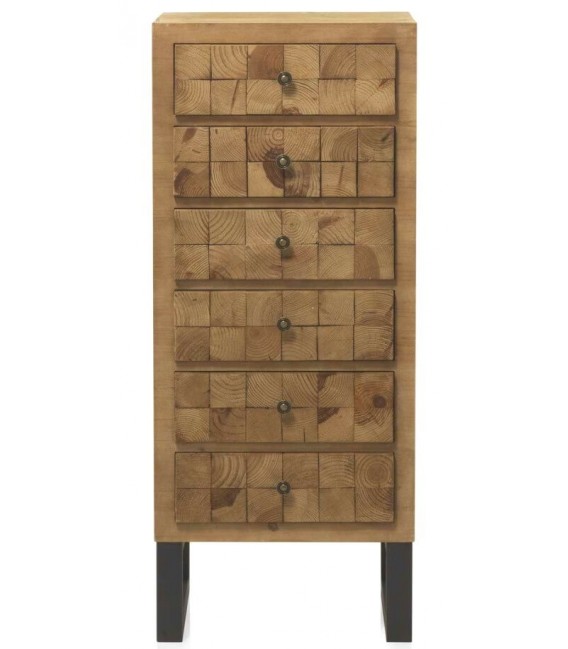 Sinfonier industrial realizado en madera abeto natural mdmhogar