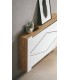 Cubre radiador pequeño rombo madera mdf  frente lacado  mdmhogar