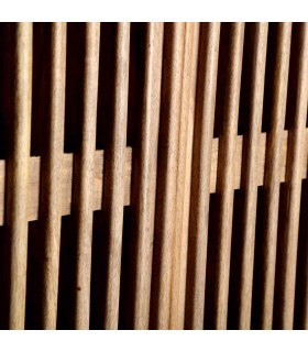 Armario alacena madera de mango acabado natural mdmhogar