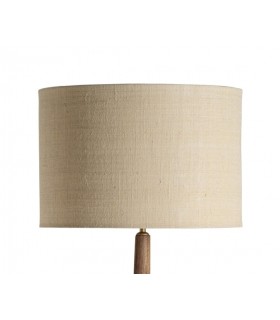 Lámpara de pie grande madera de mango y yute mdmhogar