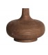 Lámpara de sobremesa grande madera de mango color nogal yute natural mdmhogar