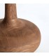 Lámpara de sobremesa grande madera de mango color nogal yute natural mdmhogar