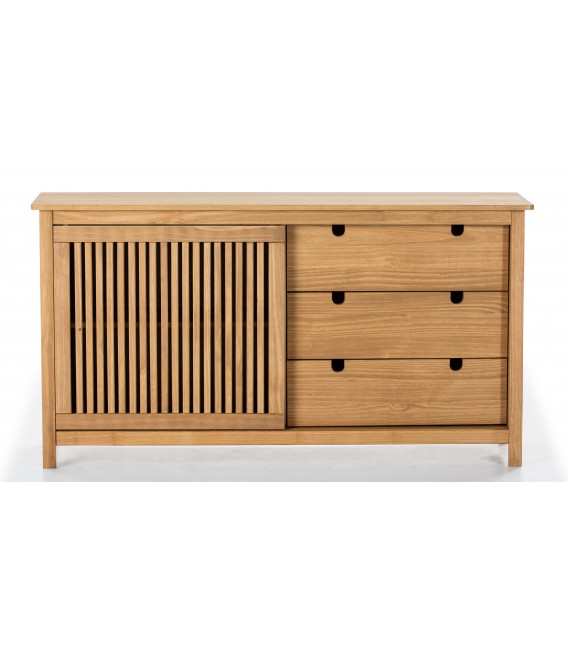 Aparador nuevo rústico realizado en madera maciza pino natural mdmhogar