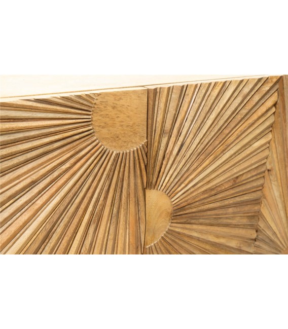 Aparador 4 puertas madera maciza de mango puertas talladas mdmhogar