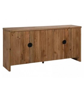 Aparador grande artesanal en madera de pino natural reciclada mdmhogar