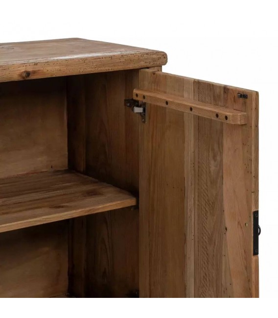Aparador grande artesanal en madera de pino natural reciclada mdmhogar