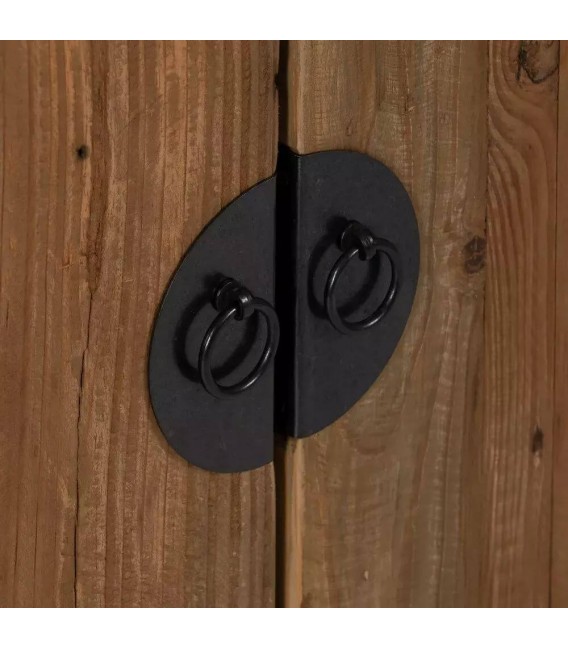 Aparador grande artesanal en madera de pino natural reciclada mdmhogar