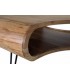 Mesa de centro original madera acacia patas en metal negro mdmhogar