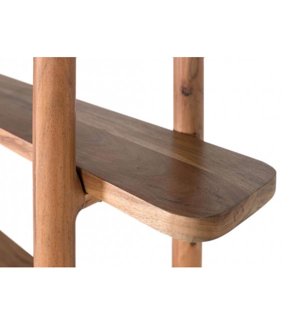 Estantería estilo rústico chic madera de acacia maciza natural mdmhogar