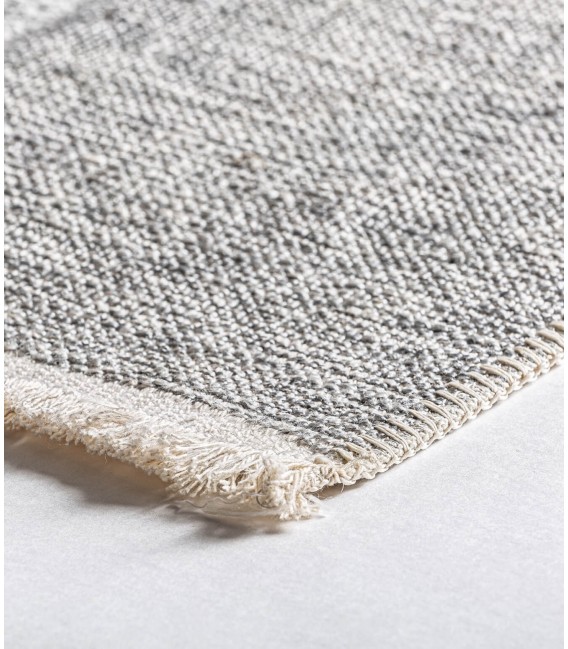 Alfombra grande en tonos topo de estilo contemporáneo. mdmhogar