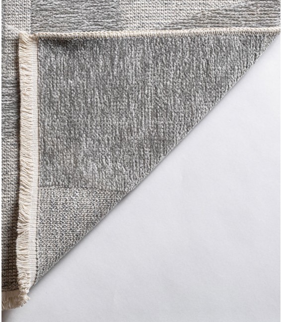 Alfombra grande en tonos topo de estilo contemporáneo. mdmhogar