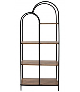 Librería estantería baja original de estilo industrial  mdmhogar