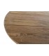 Mesa de comedor redonda madera de pino reciclada tratada natural mdmhogar