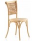 Silla cómoda madera de olmo natural yute trenzado acabado natural. mdmhogar