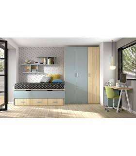 Mueble juvenil según diseño y medidas estilo moderno Tres Cantos mdmhogar