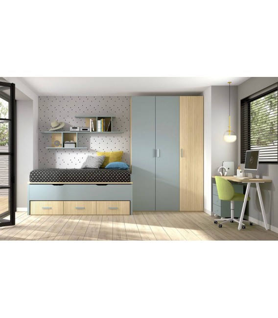 Mueble juvenil según diseño y medidas estilo moderno Tres Cantos mdmhogar