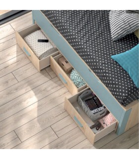 Mueble juvenil según diseño y medidas estilo moderno Tres Cantos mdmhogar