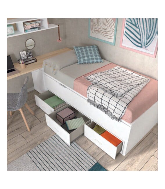 Mueble juvenil según diseño y medidas tienda Tres Cantos