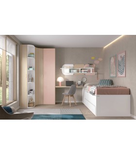 Mueble juvenil según diseño y medidas tienda Tres Cantos