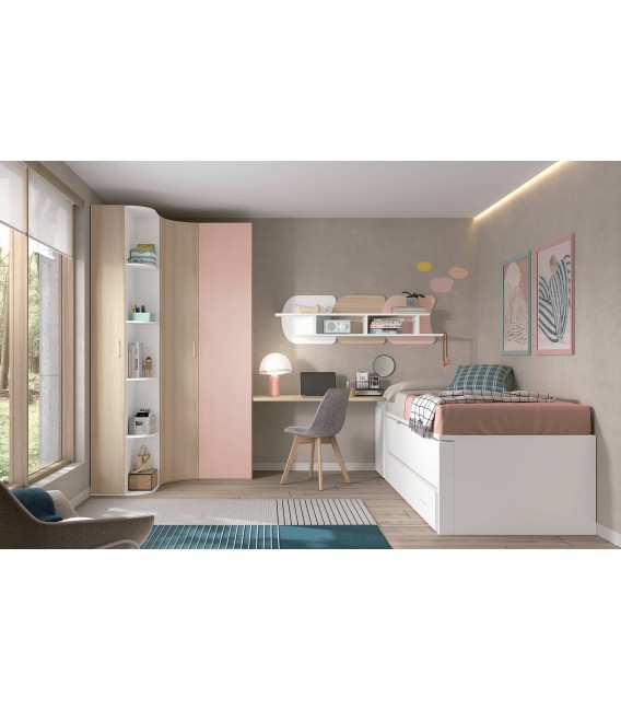 Mueble juvenil según diseño y medidas tienda Tres Cantos