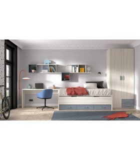 Mueble juvenil modular de calidad de fabricación nacional. Tres Cantos