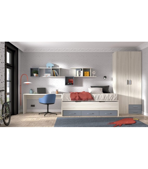 Mueble juvenil modular de calidad de fabricación nacional. Tres Cantos