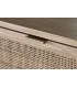 Mueble zapatero 2 zapateros dobles madera de abeto y ratán natural mdmhogar