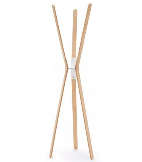 Perchero de pie de estilo nórdico madera de haya 4 colores mdmhogar