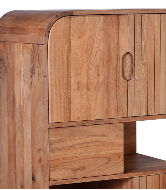 Armario bajo muy original realizado en madera de acacia mdmhogar