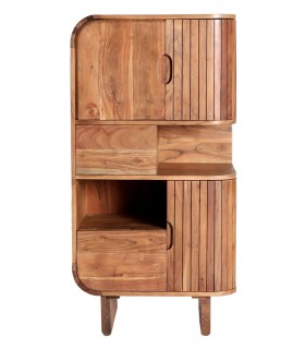 Armario bajo muy original realizado en madera de acacia mdmhogar