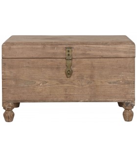 Arcón realizado en madera de pino natural reciclada mdmhogar