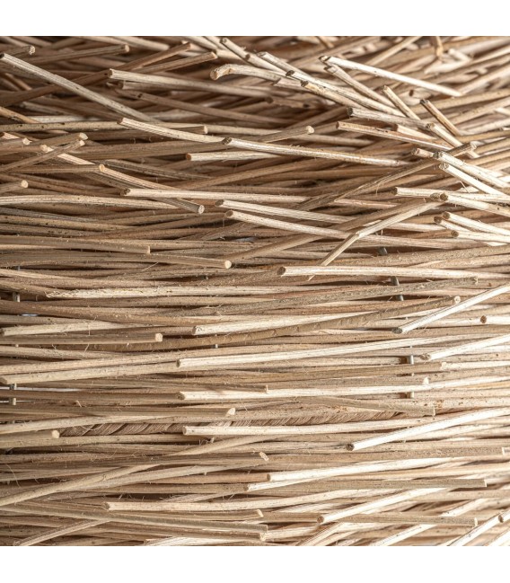 Lámpara de techo grande ratán natural estilo boho chic mdmhogar