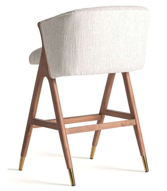 Taburete de barra muy cómodo madera de caucho taburete muy elegante. mdmhogar