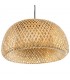 Lámpara de techo ratán natural mdmhogar