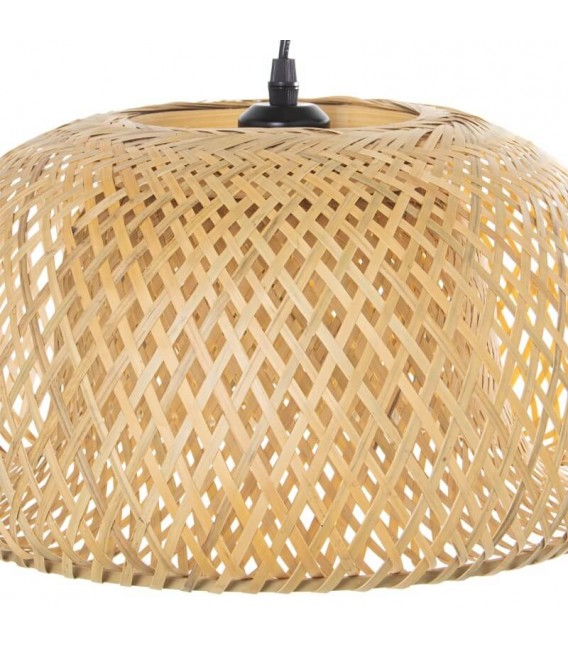 Lámpara de techo ratán natural mdmhogar