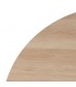 Mesa de comedor redonda grande de diseño fresco y ligero mdmhogar