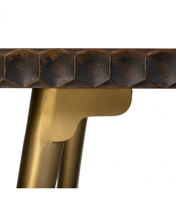 Mesa de comedor rectangular grande de estilo art decó mdmhogar