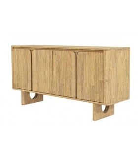 Aparador estilo nórdico realizado en madera de roble natural