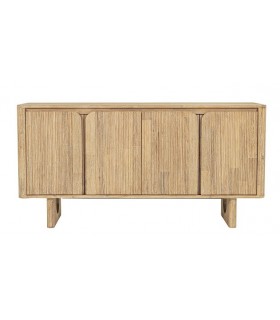 Aparador estilo nórdico realizado en madera de roble natural