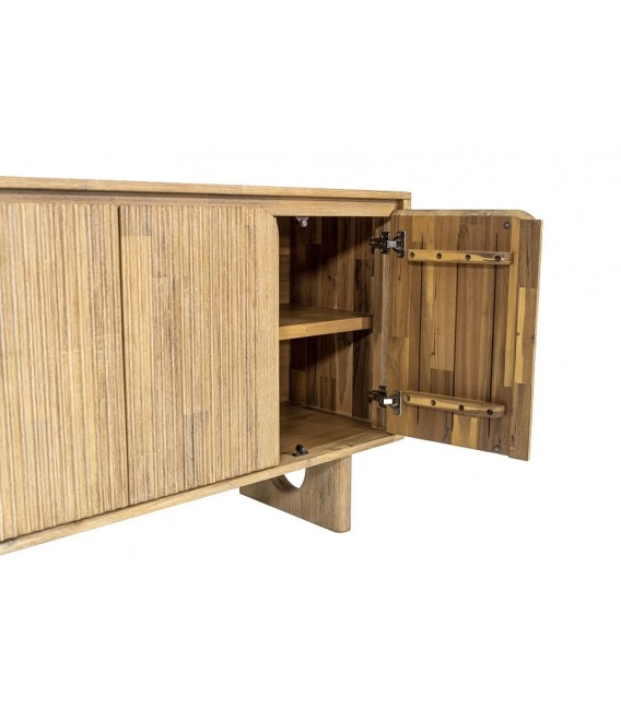 Aparador estilo nórdico realizado en madera de roble natural