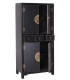 ARMARIO BAJO 63 X 33 X 131 NEGRO ORIENT