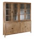 Vitrina de gran capacidad muy grande madera natural mdmhogar