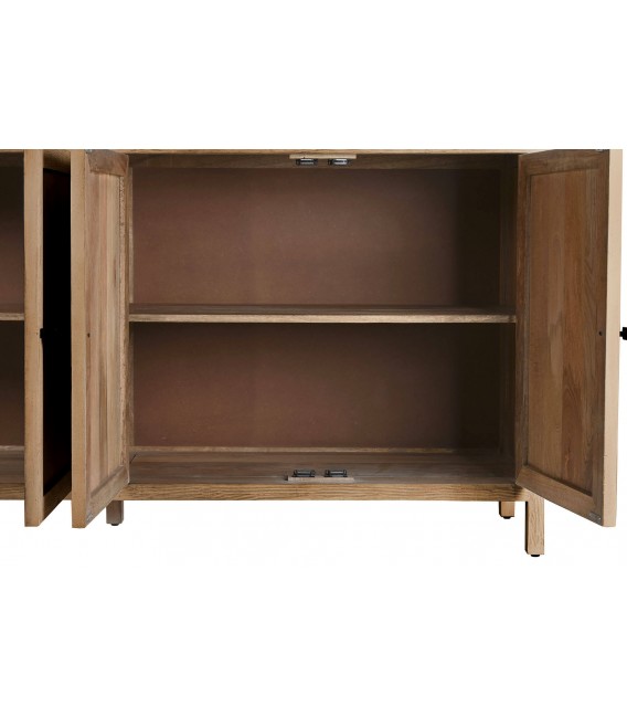 Vitrina de gran capacidad muy grande madera natural mdmhogar