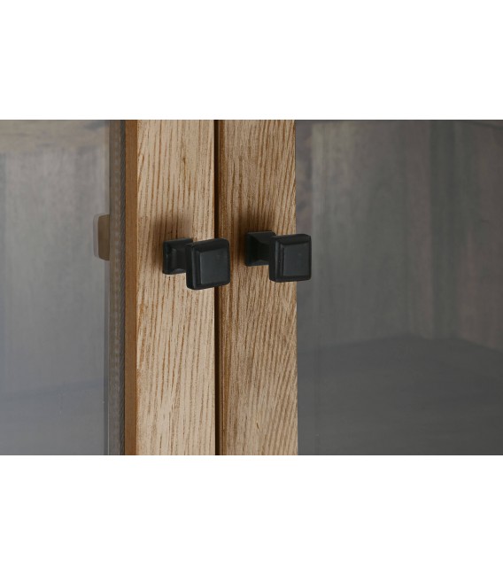 VITRINA GRANDE 200 X 45 X 230 SOLKA MADERA NATURAL
