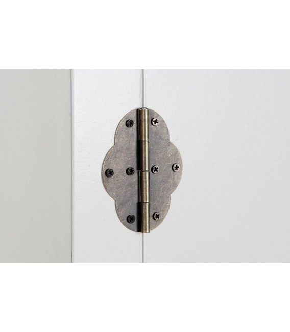 Armario ropero estilo oriental lacado en blanco mdmhogar