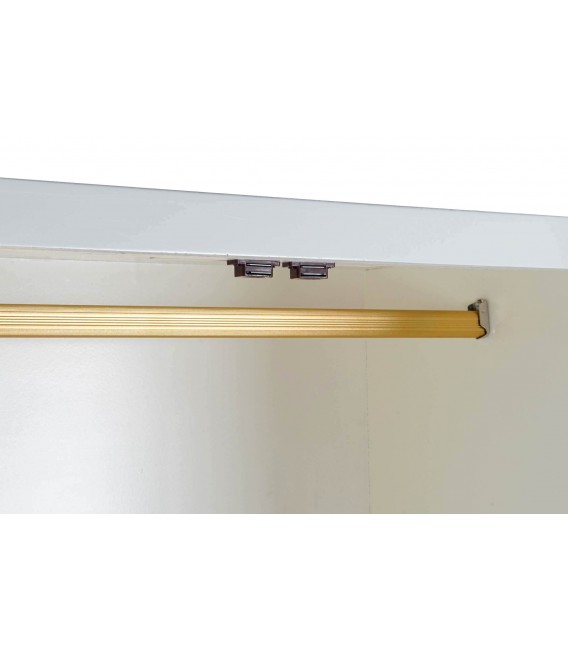 ARMARIO ROPERO 86 X 51 X 187 AMASCO LACADO EN BLANCO